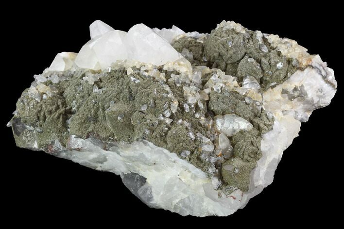 Calcite, Pyrite and Fluorite Association - Fluorescent #90232